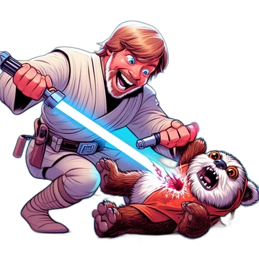 staff, weapon, animal, comic book art transparent PNG cut-out