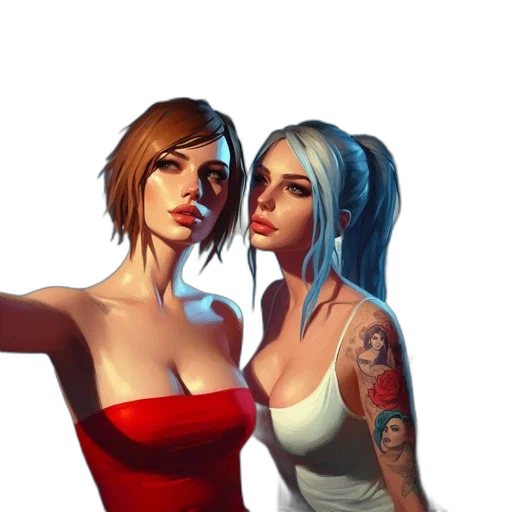 concept art, fantasy art, photorealistic, comic book art transparent PNG cut-out