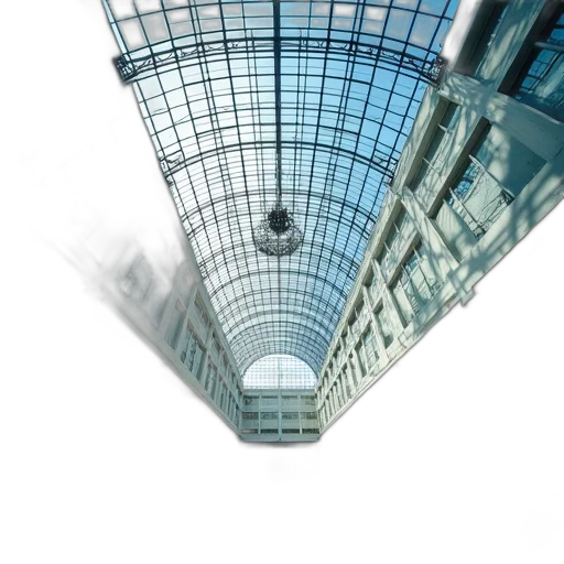 building, umbrella, robot, staff transparent PNG cut-out