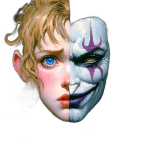 mask, face, concept art, fantasy art transparent PNG cut-out