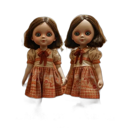 dress, 3d render, concept art, two transparent PNG cut-out