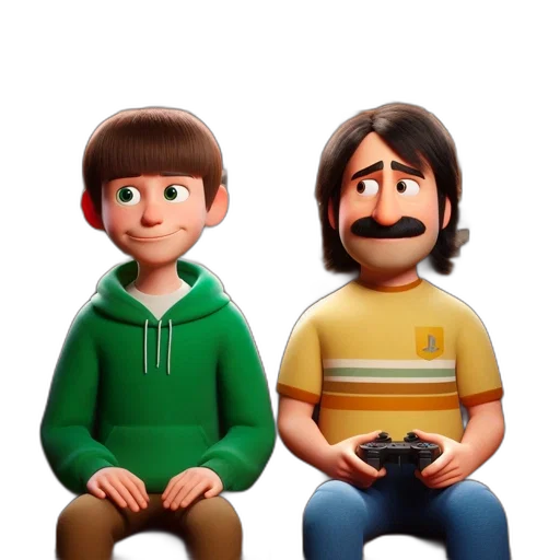 3d render, concept art, cartoon, pixel art transparent PNG cut-out