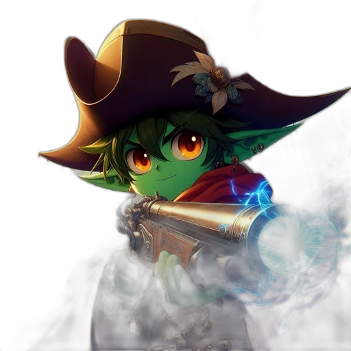 staff, weapon, hat, dragon transparent PNG cut-out