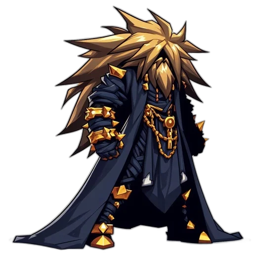 mask, staff, crown, hair transparent PNG cut-out