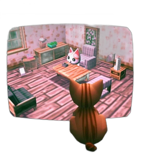 furniture, mask, animal, creature transparent PNG cut-out