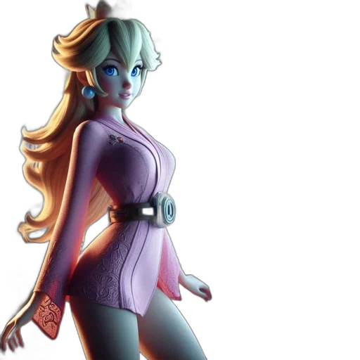 dress, concept art, 3d render, fantasy art transparent PNG cut-out