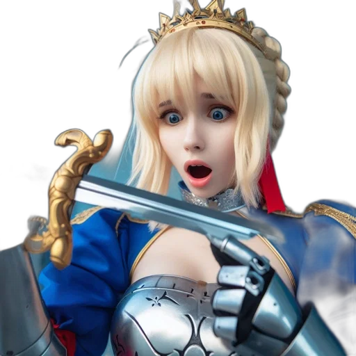 crown, sword, weapon, dragon transparent PNG cut-out