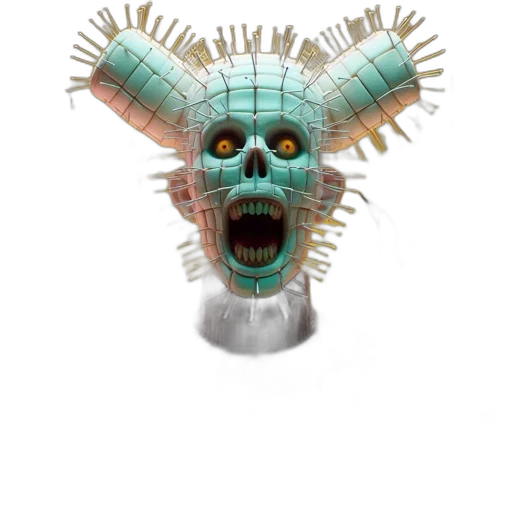 mask, creature, face, staff transparent PNG cut-out