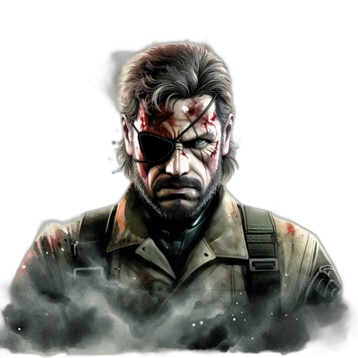 face, jacket, concept art, comic book art transparent PNG cut-out