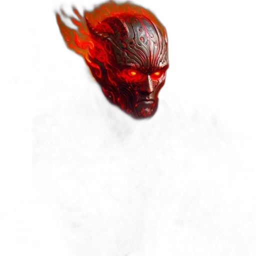 mask, creature, face, dragon transparent PNG cut-out