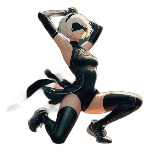robot, dress, concept art, comic book art transparent PNG cut-out