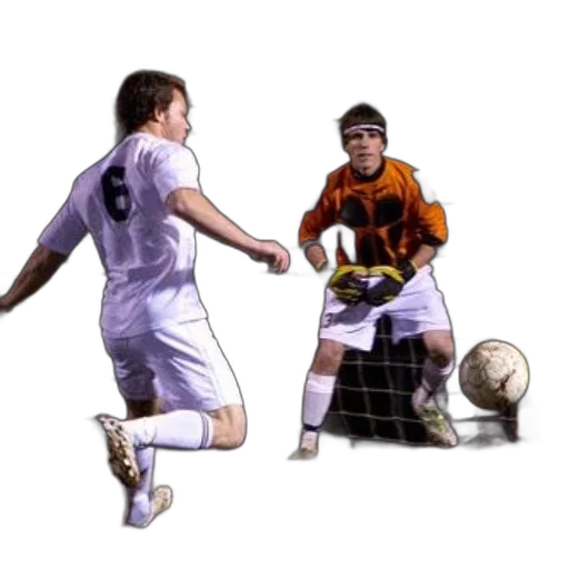 photorealistic, soccer, player, white transparent PNG cut-out