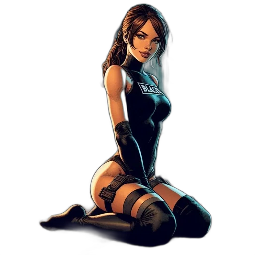 comic book art, concept art, pixel art, fantasy art transparent PNG cut-out
