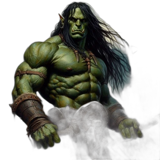 fantasy art, concept art, comic book art, photorealistic transparent PNG cut-out
