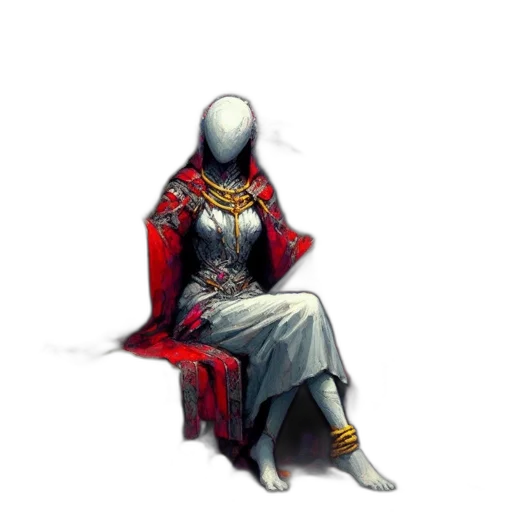 dress, staff, crown, jewelry transparent PNG cut-out