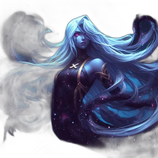 dragon, hair, creature, fantasy art transparent PNG cut-out