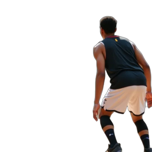 3d render, asian, man, black transparent PNG cut-out