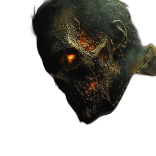 mask, face, creature, staff transparent PNG cut-out