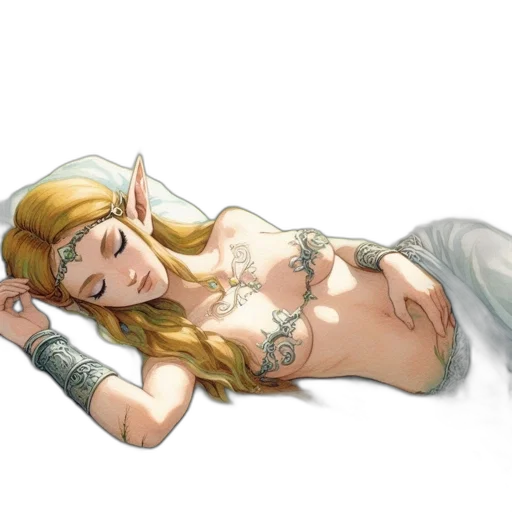 jewelry, dress, fantasy art, concept art transparent PNG cut-out