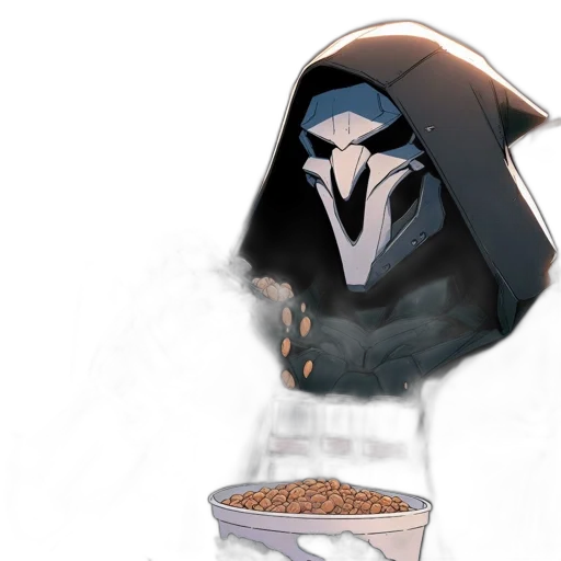 mask, food, concept art, comic book art transparent PNG cut-out