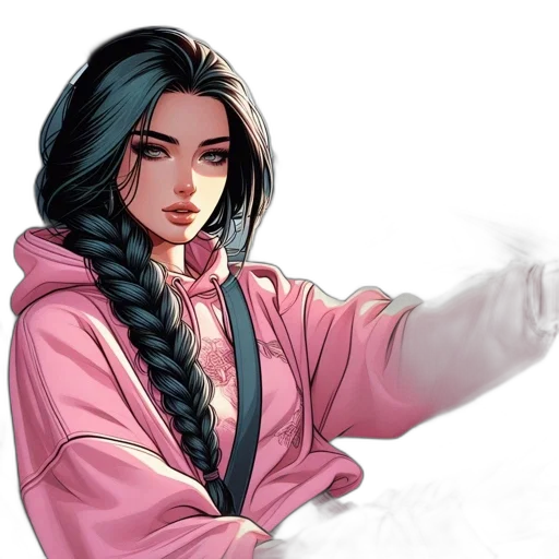 jacket, staff, fantasy art, concept art transparent PNG cut-out