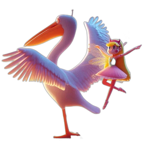 staff, animal, concept art, 3d render transparent PNG cut-out