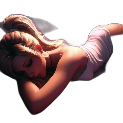 dress, face, hair, mask transparent PNG cut-out