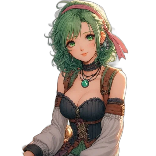 dress, dragon, staff, weapon transparent PNG cut-out
