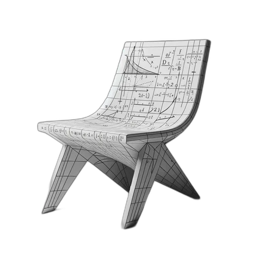 furniture, 3d render, concept art, photorealistic transparent PNG cut-out