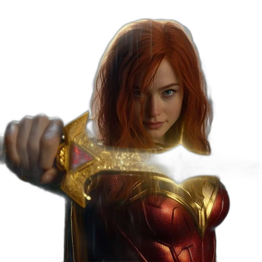 weapon, sword, crown, face transparent PNG cut-out