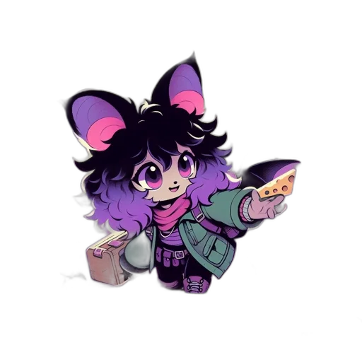 food, jacket, staff, creature transparent PNG cut-out