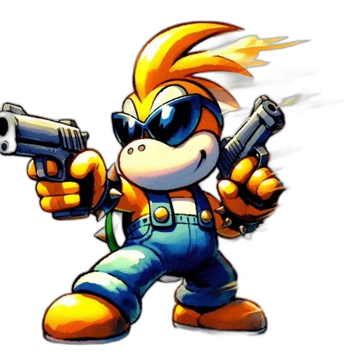 weapon, animal, pixel art, concept art transparent PNG cut-out
