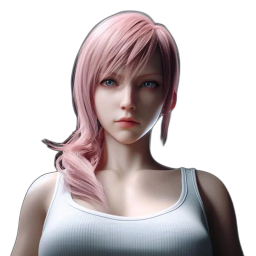 face, 3d render, photorealistic, concept art transparent PNG cut-out
