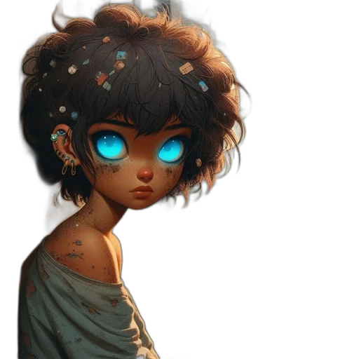 face, mask, dress, creature transparent PNG cut-out