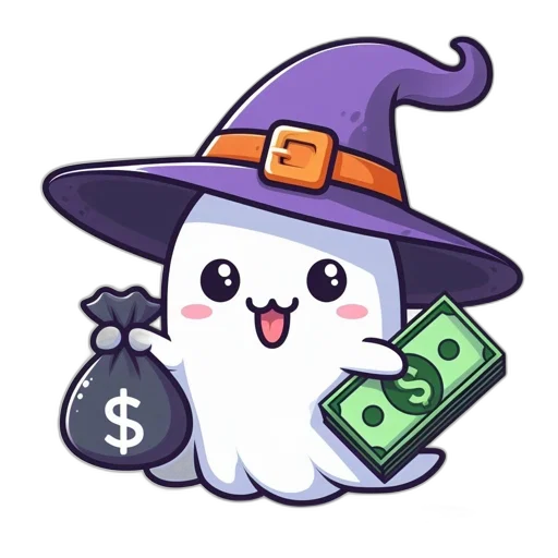 pixel art, concept art, cute, ghost transparent PNG cut-out