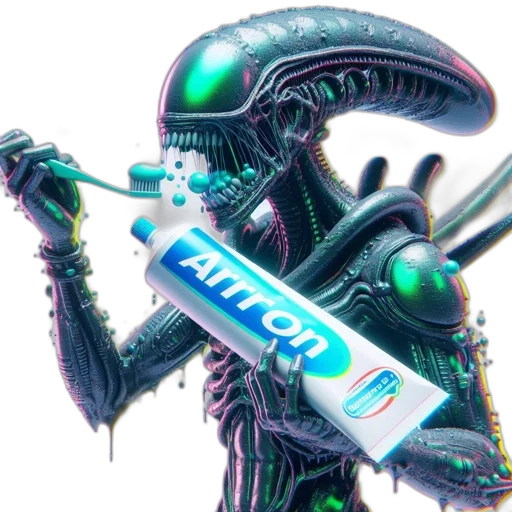 robot, creature, weapon, staff transparent PNG cut-out