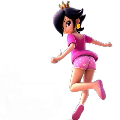 dress, crown, 3d render, concept art transparent PNG cut-out
