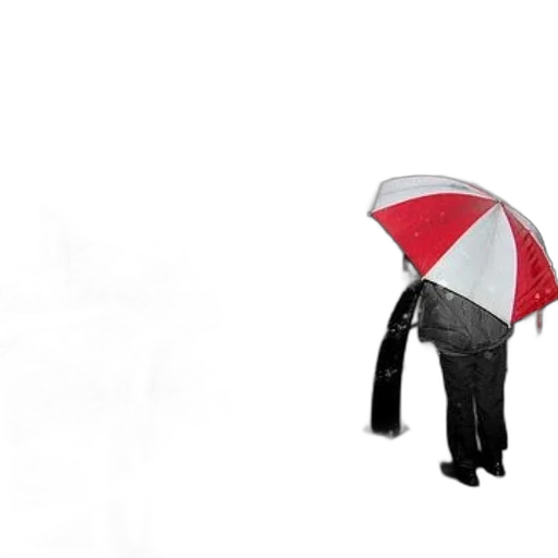 umbrella, jacket, staff, hat transparent PNG cut-out