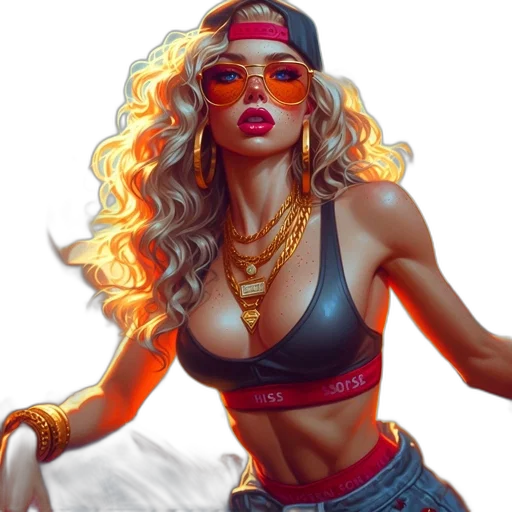 comic book art, concept art, fantasy art, photorealistic transparent PNG cut-out