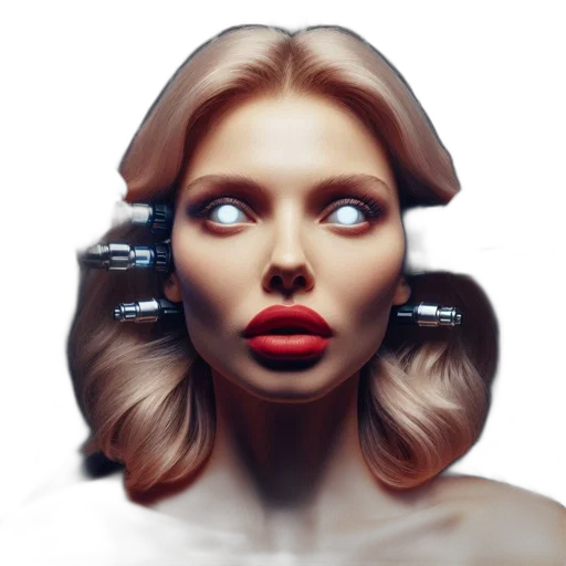 face, hair, crown, mask transparent PNG cut-out