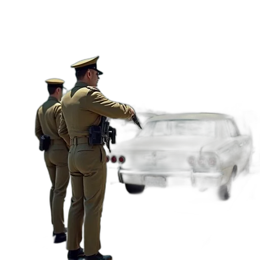 car, weapon, staff, robot transparent PNG cut-out