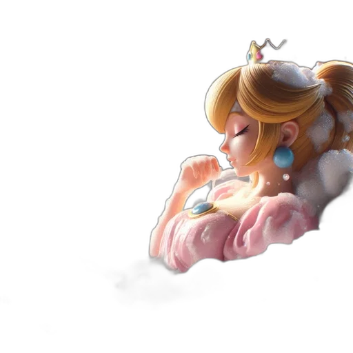 crown, dress, weapon, creature transparent PNG cut-out