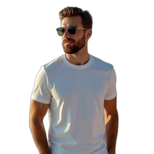 staff, jacket, face, hair transparent PNG cut-out