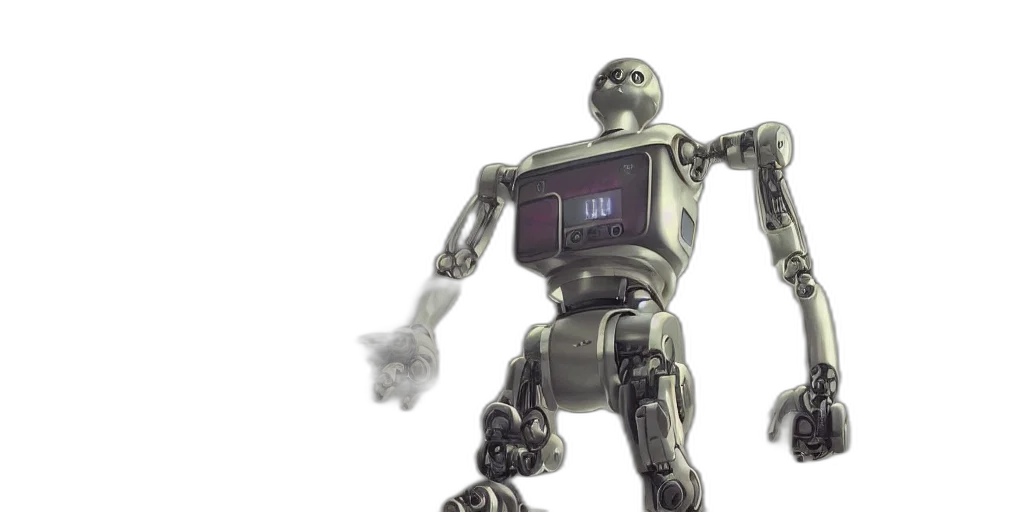 robot, 3d render, concept art, pastel transparent PNG cut-out