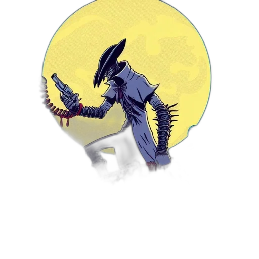 dragon, creature, staff, mask transparent PNG cut-out