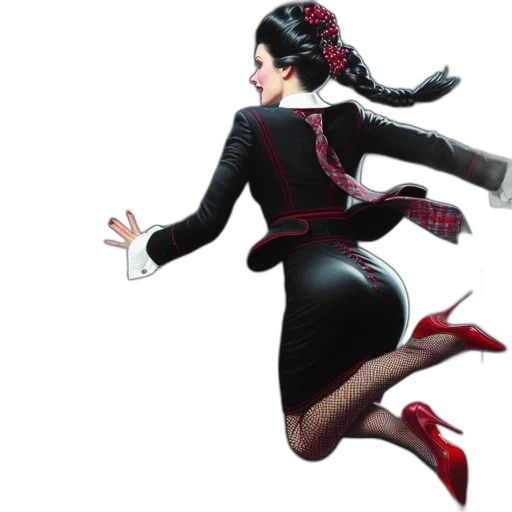 dress, staff, concept art, 3d render transparent PNG cut-out