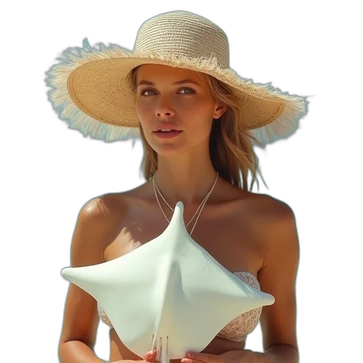 hat, umbrella, staff, jewelry transparent PNG cut-out