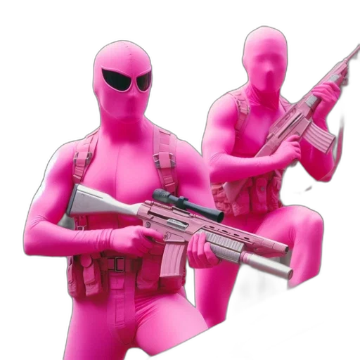 weapon, vaporwave, concept art, 3d render transparent PNG cut-out