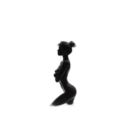 robot, staff, dress, hair transparent PNG cut-out
