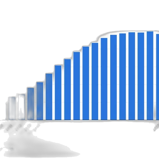 bar, chart, shows, growth transparent PNG cut-out